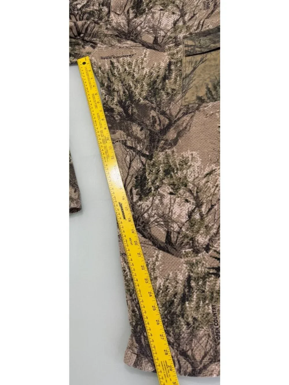 Cabelas Vented Mesh Camo Hunting Cargo Pants Men Large L Open Country Camouflage - Picture 6 of 10